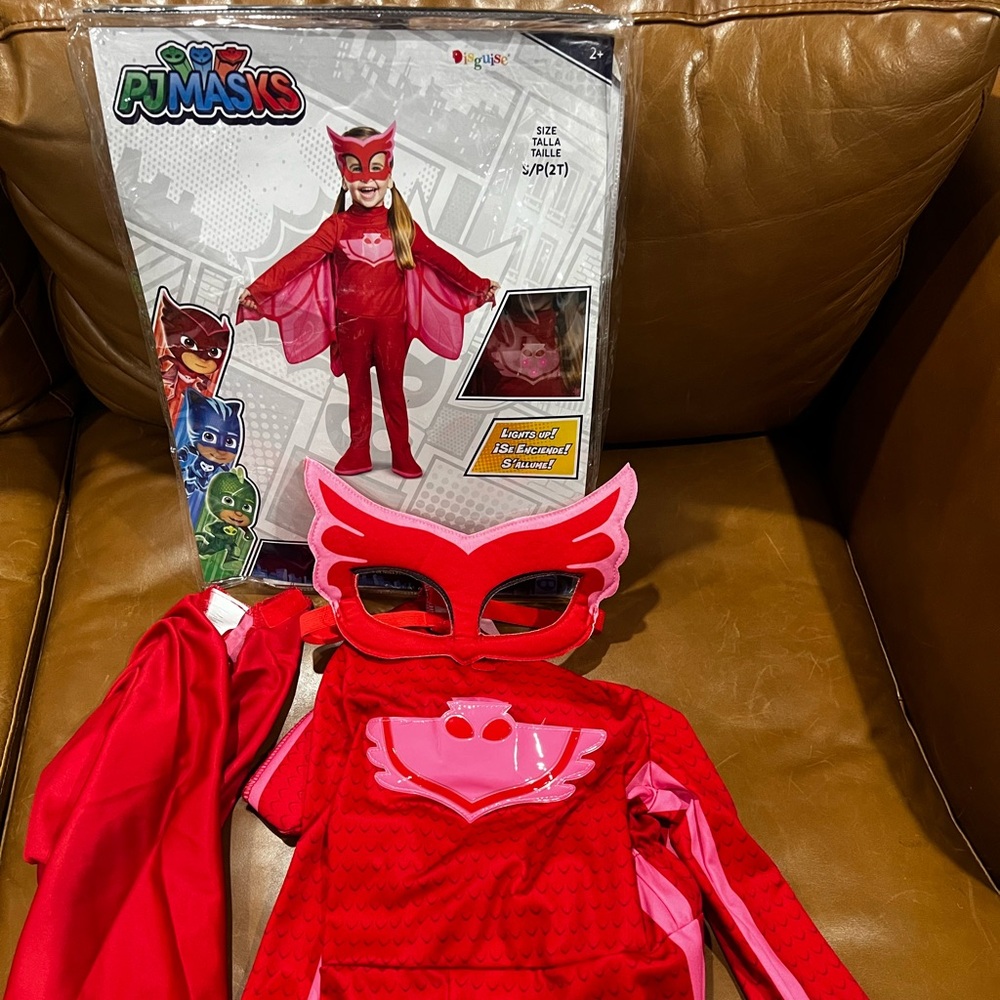 Red Owlette Costume PJ Mask 2T Kids